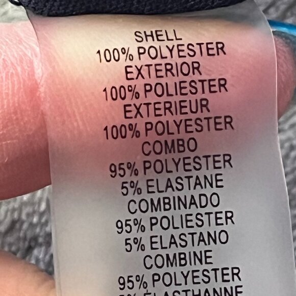 Vince Camuto Navy Abstract Sleeveless Wide Leg Jumpsuit - Picture 8 of 13